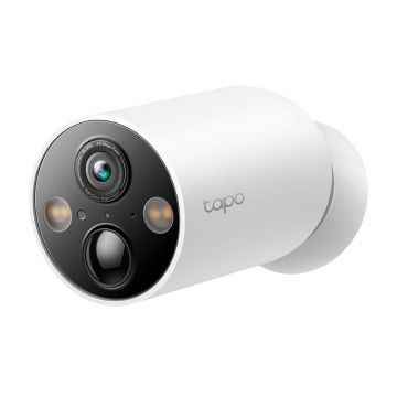 Camera supraveghere wireless IP Wi-Fi TP-Link Starlight TAPO C425, 4 MP, IR 15 m, microfon si difuzor, slot card, control prin aplicatie, 10000 mAh, detectie smart, baza magnetica