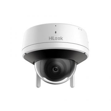 Camera supraveghere wireless Wi-Fi Hikvision HiLook IPC-D140HA-D/W(W), 4 MP, IR 30 m, slot card, 2.8 mm, vizualizare telefon, microfon / difuzor