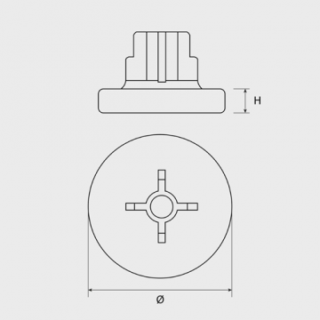 Saiba plastic 16 mm pentru pistol Force ONE (100 buc.) - CELO 16AP