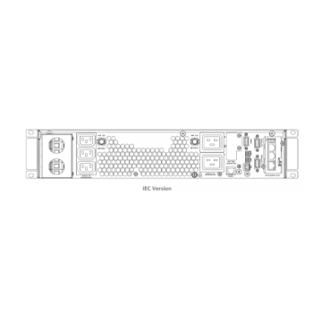 UPS Online, 10 KW, PFC, Sinusoidala pura, afisaj LCD - HIKVISION DS-UPS10K-R-TJL