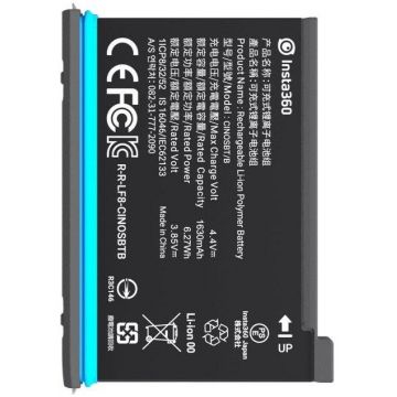 Baterie pentru Insta360 ONE X2, 1630 mAh Baterie pentru Insta360 ONE X2, 1630 mAh