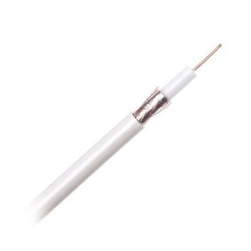 Cablu Coaxial CU+CU 150m, 75 Ohm, conductor 1 mm din cupru