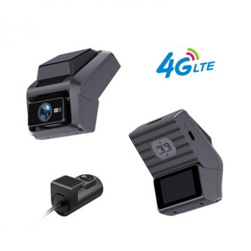 Camera auto iSEN P87, 4G, 1.9  , 2K frontal, 1080P spate, WiFi, GPS+Beidou, G-Senzor pe 3 axe, Viziune nocturna, Monitorizare parcare, Inregistrare continua, Monitorizare la distanta