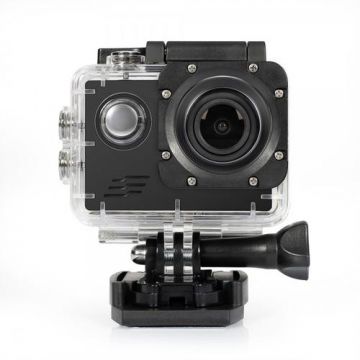 Camera de actiune multifunctionala Livoo X105PC, Rezolutie 4K Ultra HD, Waterproof 30m, Ecran 2inch, unghi de 170 grade, control de la distanta prin smartphone si tablete iOS si Android (Negru)
