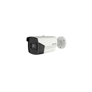 Camera de supraveghere Hikvision Turbo HD Bullet DS- 2CE16U1T-IT5F (3.6mm); 8.29mp; 4K; Fixed Lens: 3.6mm; 8.3MP @12.5fps(Default),5MP@ 20fps,4MP@25fps(P)/30fps(N),2MP@25fps(P)/30fps(N), EXIR, 80m IR, Outdoor EXIR Bullet, ICR, 0.01 Lux/F1.2, 12VDC,