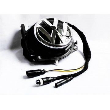 Camera spate emblema VW Golf 8 marsarier AHD CVBS 720p selectabil lini de ghidaj vedere pe timp de noapte