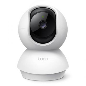 Camera supraveghere video interior TP-Link Tapo TC71, 2K 3MP, Microfon, Difuzor, Wi-Fi, Asistent inteligent (Alb)