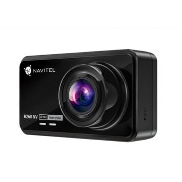 Camera video auto DVR NAVITEL R260NV, FHD (1920x1080), Senzor GC2093 Night Vision, Ecran IPS 2inch, Microfon, Senzor G (Negru)