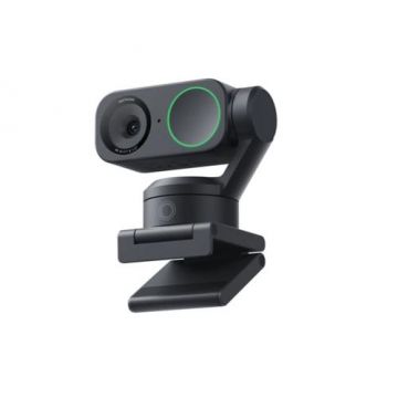 Camera web Insta360 Link 2 Standard, 4K, 30 fps, Microfon cu reducere zgomot AI, Zoom 4X (Negru)
