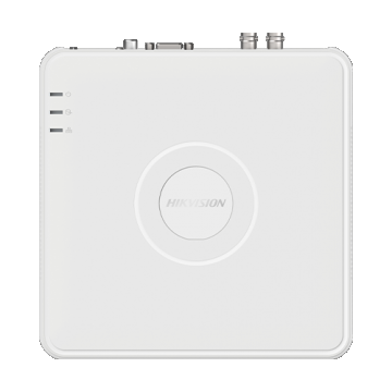 DVR Hikvision, 4 canale video 2MP lite + 1 ch. IP max. 2MP, AUDIO 'over coaxial', 1U - DS-7104HGHI-M1-T