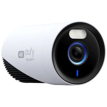 eufy Camera Supraveghere Video EufyCam E330 (Professional) Add-on, Rezolutie 4K, AI, Inregistrare continua, Supraveghere 24/7, necesita HomeBase 3, Alb