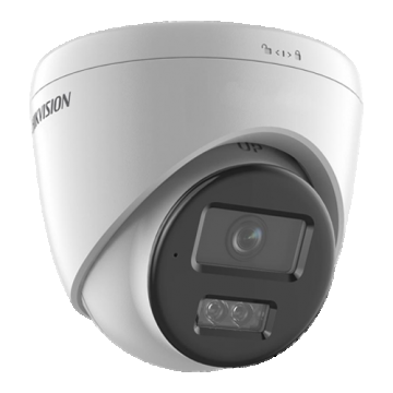 Kit supraveghere IP 4K Hikvision 4 camere 8MP IR 30m lumina alba 30m microfon Smart Hybrid Light, NVR 4 canale PoE 12MP AcuSense