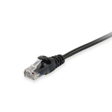 Patch cord Cat.6 U/UTP 3m , negru, EQUIP 625452