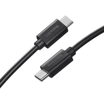 Cablu de alimentare Insta360 Ace Pro, USB Type-C la USB Type-C (Negru)