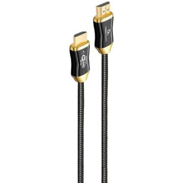 Cablu video Gembird HDMI Male - HDMI Male, v2.1, Optical active, 30 m, Negru