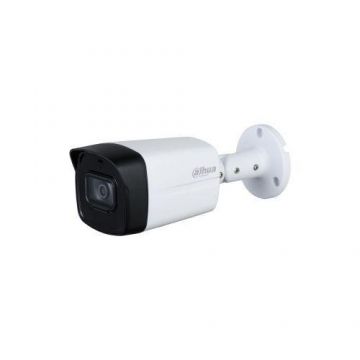 Camera de supraveghere Dahua HAC-HFW1200TLM-I6-A-0360B-S6 Bullet HDCVI si analogica, 2MP, CMOS, 3.6mm, IR 60m, Super Adapt, built-in-Mic, 4 in 1, IP67, metal+plastic