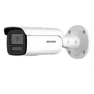 Camera de supraveghere exterior IP Bullet 4MP Powered by Darkfighter Hikvision DS-2CD2T46G2H-2I(4MM)(EF), 4MP, lentila 4mm, IR 60m, IP67