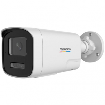 Camera de supraveghere exterior IP Bullet ColorVu Hikvision DS-2CD1T47G2H-LIUF/SL(2.8MM), 4MP, 2.8mm, Microfon, Difuzor