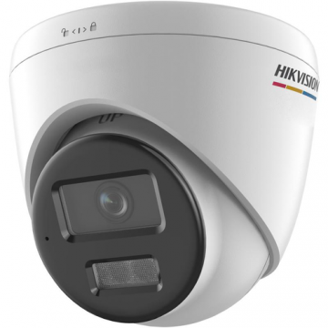 Camera de supraveghere exterior IP Turret Hikvision DS-2CD1347G2H-LIUF/SL(2.8MM), 4MP, 2.8mm, IR 30, Microfon, Difuzor