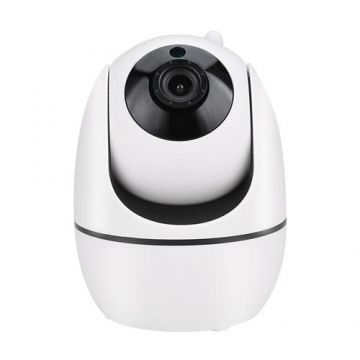 Camera Interior LUXION S2-B1, 2MP - Full HD, Wi-Fi, Suport SD, Infrarosu, Detectie Miscare (Alb)