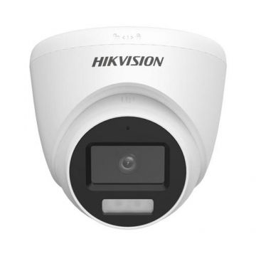 Camera supraveghere Dome Hikvision Smart Hybrid Light DS-2CE78K0T-LFS, 5 MP, IR 40 m, lumina alba 20 m, 2.8 mm