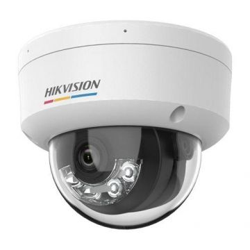 Camera supraveghere exterior Hikvision DS-2CD1167G2H-LIU(4mm) IP, ColorVu, Dual Light, 6MP, lentila 4mm, IR 30m, WL 30m, Mic, PoE, IK08