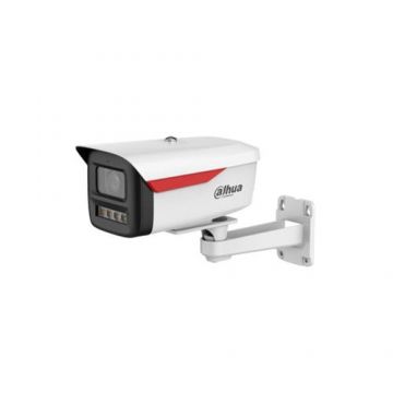 Camera supraveghere IP exterior Dahua WizSense WizColor IPC-HFW2249M-S-B-PRO, 2 MP, 2.8 mm, lumina alba LED 50 m, microfon, slot card, ONVIF, PoE