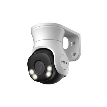 Camera supraveghere Speed Dome PT cu iluminare duala Dahua HAC-PT1500A-IL-A-0280B-S2, 5MP, 2.8 mm, IR/lumina alba 40 m, microfon, instalare rapida