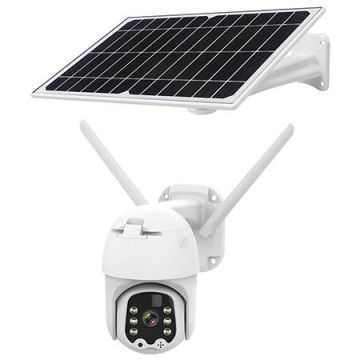 Camera supraveghere video exterior KRUGER&MATZ TUYA C90, Wi-Fi, 2MP 1920x1080, IP65 (Alb)