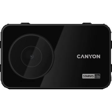 Camera video auto CANYON DVR10GPS, Full HD 1080p, Wi-Fi, GPS, Ecran IPS 3inch, Unghi de filmare 140 grade (Negru)