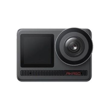 Camera video de actiune AKASO Brave 8, 4K 60FPS, 48MP, SuperSmooth EIS, 150° Wide Angle, Touchscreen, 8X Zoom, Slow Motion 16x, IPX8, WiFi, cu 2 baterii 1550mAh, card 64GB inclus (Negru)