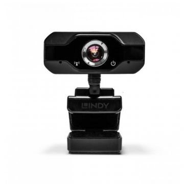 Camera Web Lindy LY-43300, Full HD 1080p (Negru)