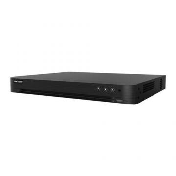 DVR AcuSense Hikvision IDS-7208HUHI-M2/S(C)/4A+8/4ALM, 8MP, 8 canale, 128 Mbps, protectie perimetrala