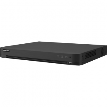 DVR Hikvision AcuSense 8 canale analog + IP, PoC, rezolutie pana la 8MP, Deep Learning, iDS-7208HUHI-M2/PXT