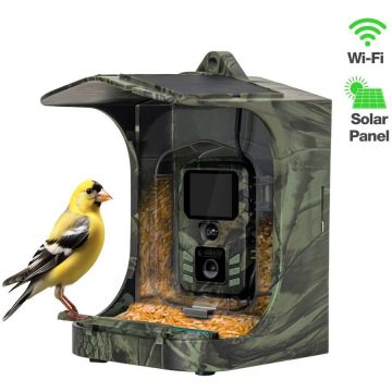 Evolveo Alimentator inteligent pentru păsări cu cameră EVOLVEO StrongVision BirdFeeder - Smart Bird Feeder, WiFi, panou solar, aplicație