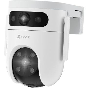 EZVIZ Camera de supraveghere EZVIZ CS-H9C-R100-8H33WKFL, 3MP+3MP 2K, exterior/interior, vizibilitate nocturna 30m, WiFi, audio, 130°, 2.8mm