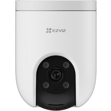 EZVIZ Camera de supraveghere WI-FI Pan Tilt Ezviz H8C SE, 4MP, 2k, IR 30M, 4MM, rmarire automata, Lumina stroboscopica, card MicroSD pana la 512 GB si stocare in Ezviz CloudPlay