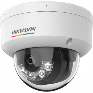 HIKVISION Camera de supraveghere Hikvision DS-2CD1147G2H-LIU(2.8MM), IP Dome 4MP ColorVu Smart Hybrid Light, lentila fixa, IR 30M