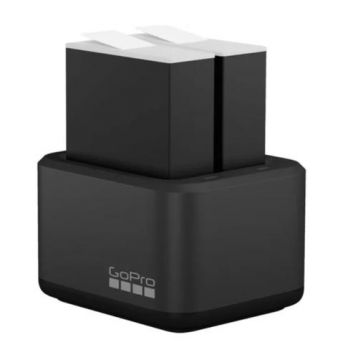 Incarcator dublu GoPro + 2 acumulatori Enduro, ADDBD-211-VE (Negru)