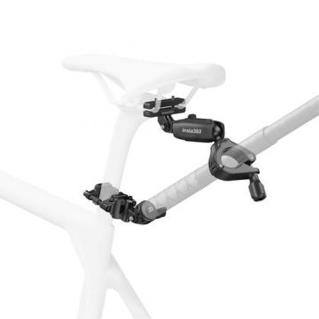 Kit montura scaun bicicleta Insta360 CINSBAVP, Compatibil cu Insta360 X4 / GO 3S / Ace Pro / Ace / GO 3 / X3 / ONE RS / GO 2 / ONE X / ONE X2 / ONE R