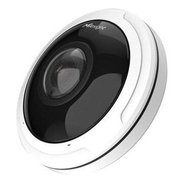 MILESIGHT TECHNOLOGY Camera de supraveghere pentru interior-exterior Milesight, IP fisheye, Distanta IR 15 m, Tip lentila fixa 1.5 mm, Microfon, PoE, Slot card SD, MS-C8274-PA