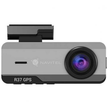 NAVITEL Camera auto DVR Navitel R37, Full HD, 1.47, GPS, Wi-Fi, 140° vizualizare, Night Vision, Gri-Negru