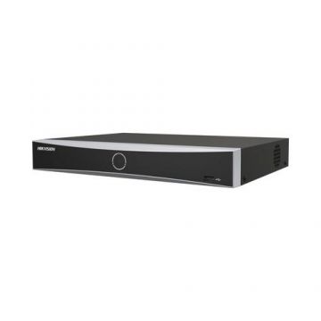 NVR AcuSense Hikvision DS-7608NXI-K1(D), 8 canale, 4K, 80 Mbps, protectie perimetrala, 1U