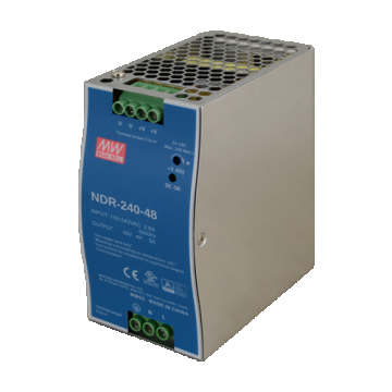 Sursa de alimentare in comutatie, 48V / 5A, sina DIN - MEAN WELL NDR-240-48