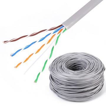 Cablu CAT6 UTP 4x2x 0.5mm CCA rola 100m