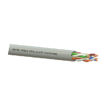 Cablu U/UTP, cat 6, 4x2x23 AWG, Cupru, 305m - Mekas Kablo MEK90-4x2x23-6U
