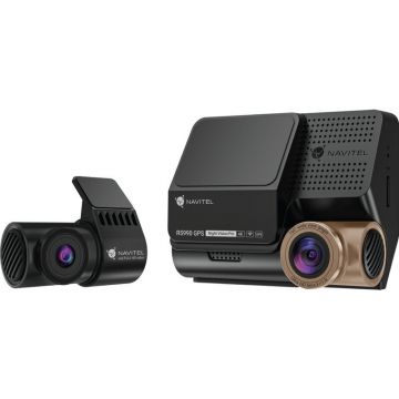 Camera Auto Duala RS990 4K GPS de Bord + Spate Night Vision Negru