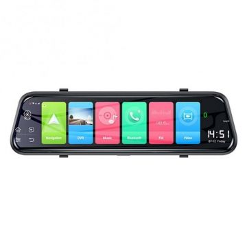 Camera Auto Dubla Tip Oglinda Techstar® Z9 Plus, Android 8.1, 4G si WiFi, 9.66