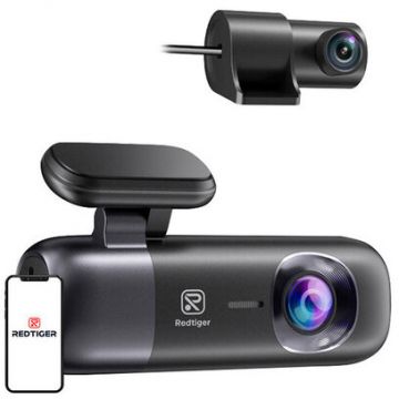 Camera Auto F9 32GB 4K Fata si Spate Negru