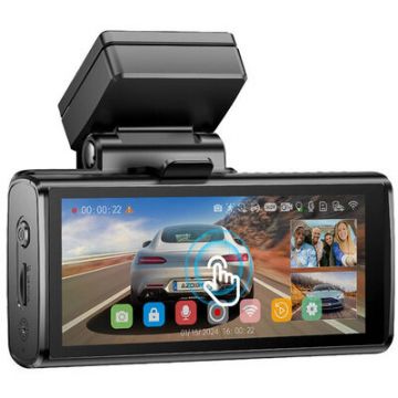 Camera Auto M580 Frontala 4K Spate 1080p Interna 1080p WiFi GPS G-Sensor Card Memorie 64GB Negru